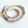 Set Opal roz Peru colier, bratara si cercei