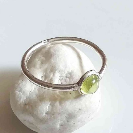 Inel Turmalina verde