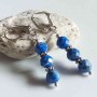 Cercei Lapis lazuli