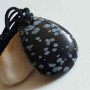Pandantiv Obsidian fulg