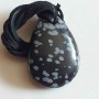 Pandantiv Obsidian fulg