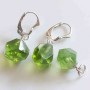 Set Peridot cercei si pandantiv