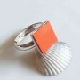 Inel Coral colorat