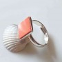 Inel Coral colorat