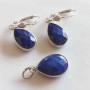 Set Lapis lazuli cercei si pandantiv