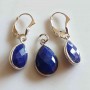Set Lapis lazuli cercei si pandantiv