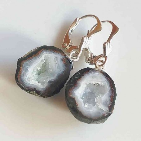 Cercei Agat cu minigeoda