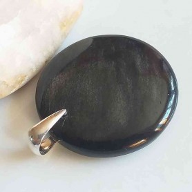 Pandantiv Obsidian auriu