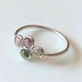 Inel Turmalina multicolora