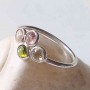 Inel Turmalina multicolora