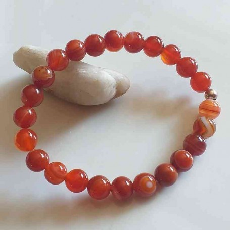 Bratara Carneol si Agat